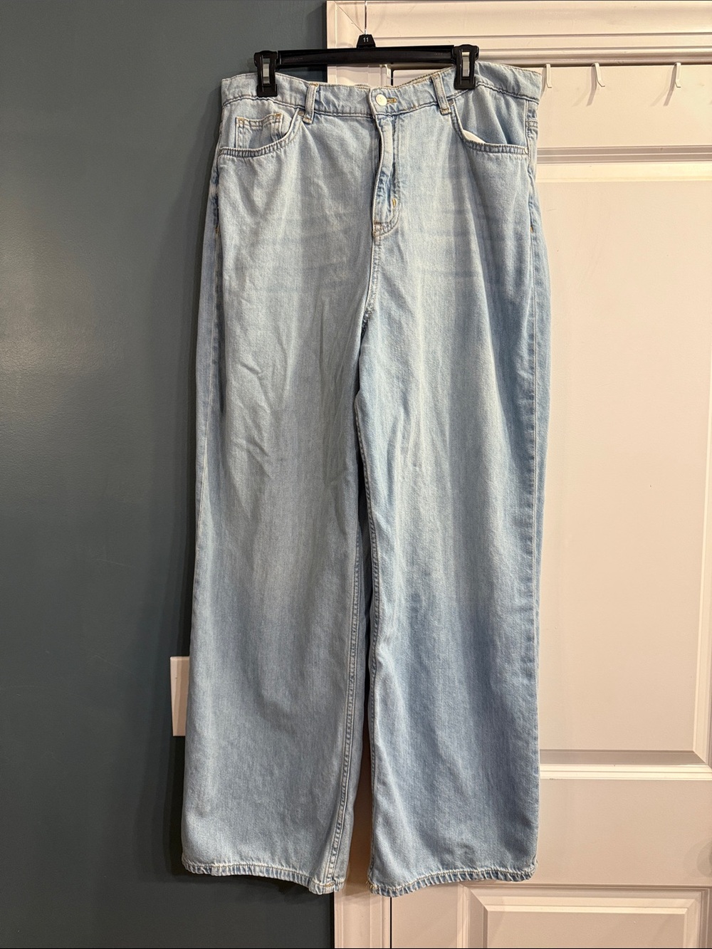 Pilcro Oversized Wide Leg Jeans
